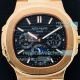 PPF Factory Patek Philippe Nautilus Replica Watch Yellow Gold Black Dial (4)_th.jpg